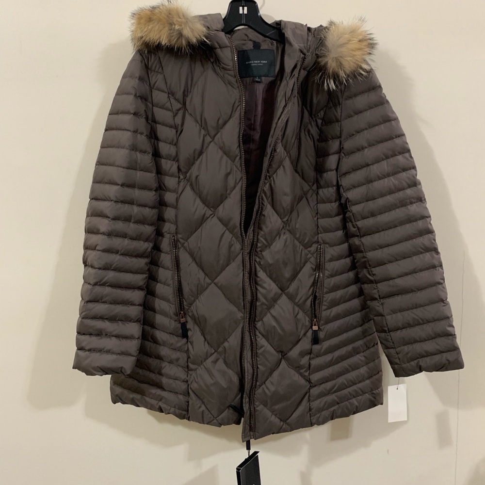 Mark (Andrew) New York winter jacket real fur new